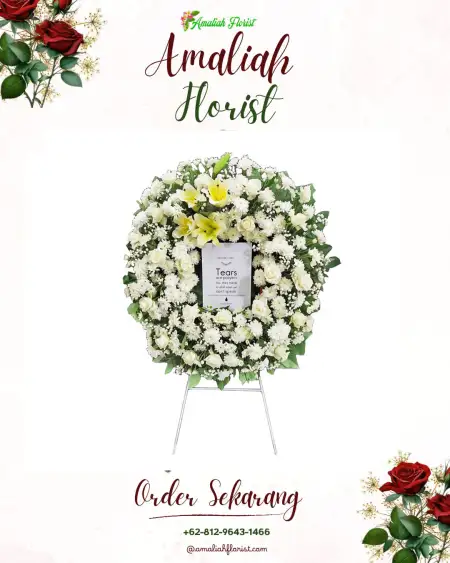 Krans Bunga Duka Kedalingan